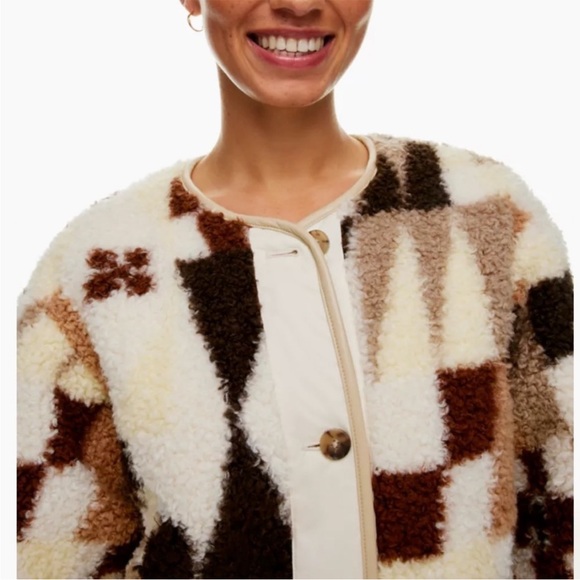 Wilfred Free Aritzia sherpa fleece jacket - Picture 3 of 8
